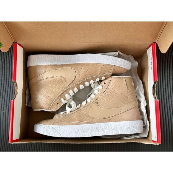 Nike Blazer Mid Premium Linen Summit Tan Women’s Size 6 - Picture 9 of 9